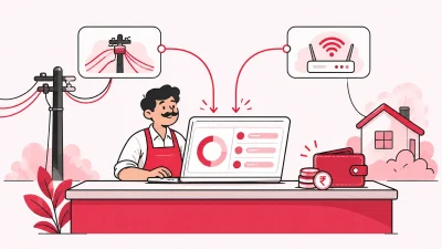 An Indian broadband operator brings two internet connections into one organised workspace.